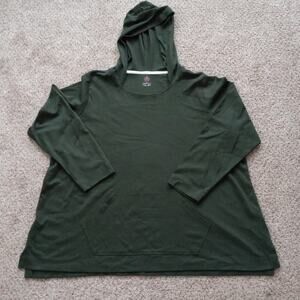 NWOT Isaac Mizrahi LIVE 3xl activewear hoodie top